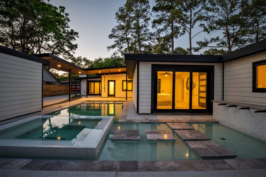 Night pool full